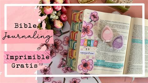 Bible Journaling En Espa Ol Con Imprimible Gratuito Youtube