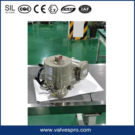 On Off Type Electric Actuator With Visual Indicator Rotary Type