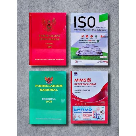 Jual Paket Buku Farmasi Fi Iso Obat Vol Mims Referensi