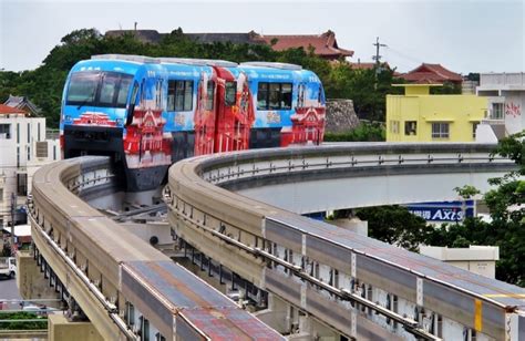 沖縄都市モノレール1000形電車 首里城号 1210 首里駅 鉄道フォト・写真 By ナカシマさん レイルラボraillab