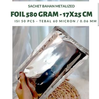 Jual 1 KG Sachet Aluminium Foil Foil Kemasan Keripik Kemasan