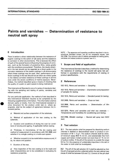 Iso Paints And Varnishes Determination Of Resistance To