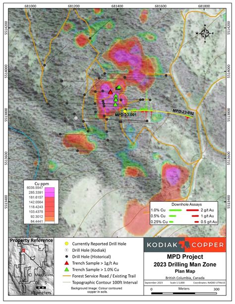 Kodiak Drills From Surface Copper At Man Zone Cueq Over M