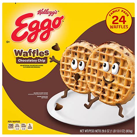 Eggo Family Pack Chocolatey Chip Waffles 24 ea | Waffles | Valli Produce - International Fresh ...