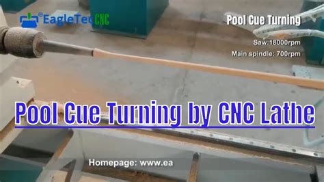 Discover How A Pool Cue Billiard Stick Is Turned By A Cnc Woodturning