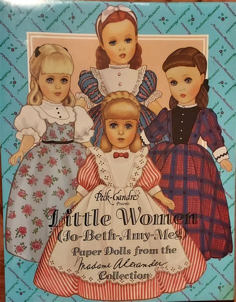 Vintage Peck Gandré Paper Dolls Costumes Books Scarlett Little