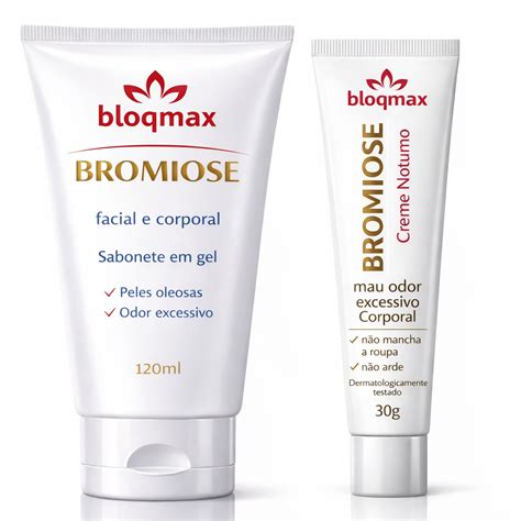 Melhor Sabonete Para Bromidrose - BloqMax Bromidrose - kit Onix - Creme Noturno e Sabonete