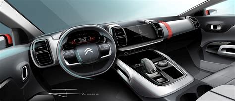 Citroen C5 Aircross interior teased ahead of Shanghai