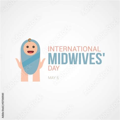 International Midwives Day Vector Illustration Suitable For Greeting