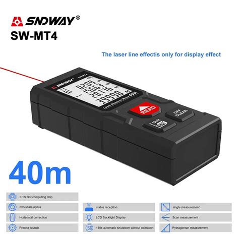 قیمت و مشخصات متر لیزری سندوی مدل SNDWAY SW-MT4 - زیراکو