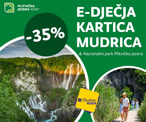 Mudrica 35 popusta za NP Plitvička jezera Nacionalni park