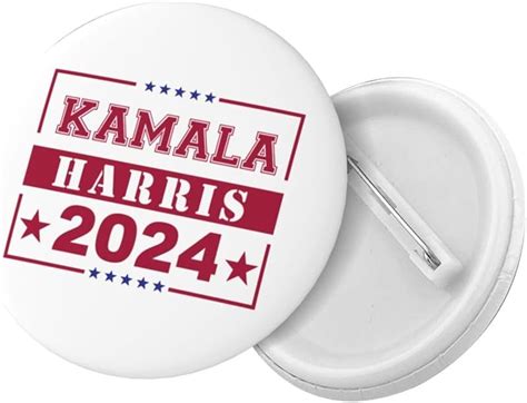 Kamala Harris 2024 Campaign Pins Kamala Harris 2024 Round Badge Brooch