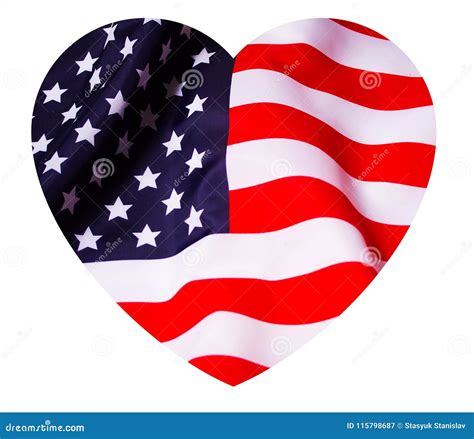 Heart Flag Usa Stock Images - 825 Photos