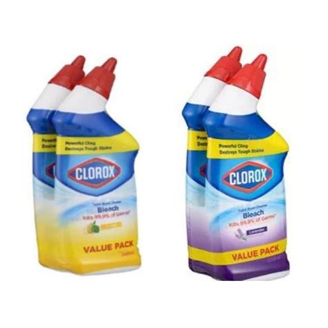 Clorox Toilet Bowl Cleaner Lemon Lavender 2 X 500ml Twinpack Shopee Malaysia