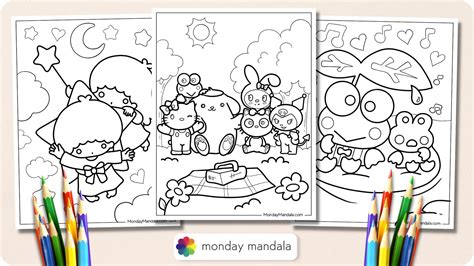 30 Sanrio Coloring Pages (Free PDF Printables)