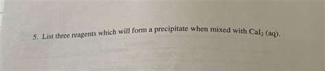 Solved Metathesis Reactions Net Ionic Equations Pre Lab