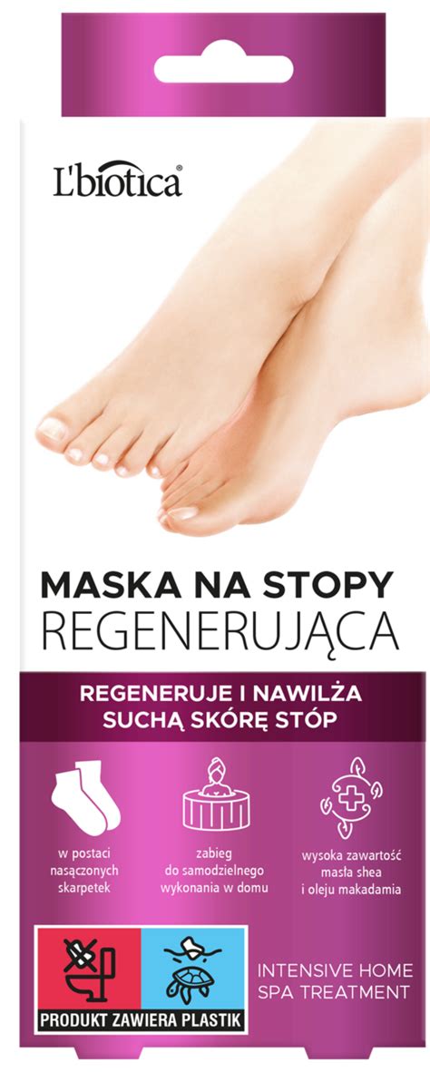 L Biotica Maska Do St P W Postaci Skarpetek Regeneruj Ca Szt