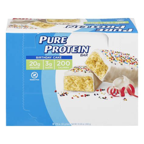 Save On Pure Protein Bar Birthday Cake Gluten Free Ct Order Online