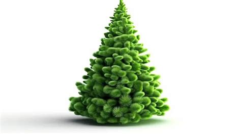 Christmas Tree Isolated D Render Background Christmas Isolated Png