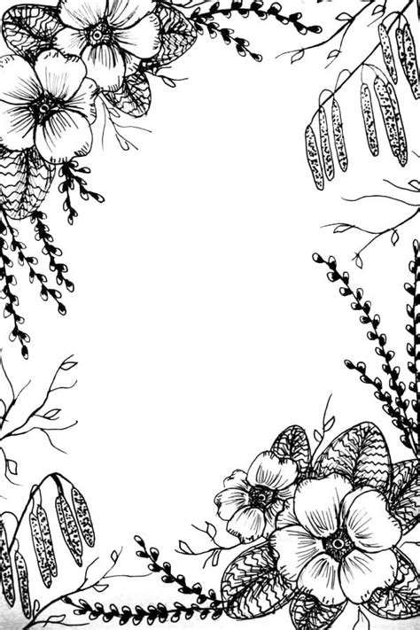 Printable Spring Border Printablelib