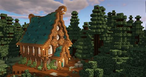 Minecraft Fantasy House Tutorial Minecraft Fantasy Villager Trading