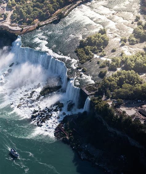 Aerial view of Niagara falls Photograph by Suranga Weeratunga - Pixels