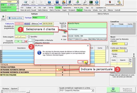 Regime Forfetario Fatture Ritenute Previdenziali INTEGRATO GB