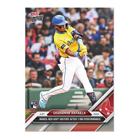 Ceddanne Rafaela Mlb Topps Now Card