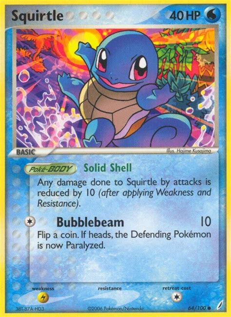 Original Squirtle Card