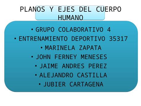 PPT PLANOS Y EJES DEL CUERPO HUMANO PDFSLIDE NET