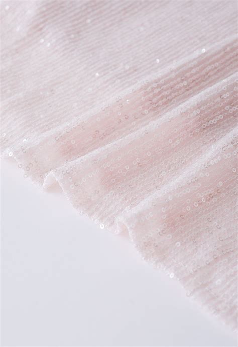 Dazzling Sequin Mermaid Skirt In Pink Retro Indie And Unique Fashion