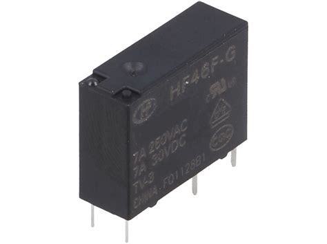 HF46F G 012 HS1T HONGFA Relais Relay SPST NO 12VDC 7A 400R 10 Pcs BP