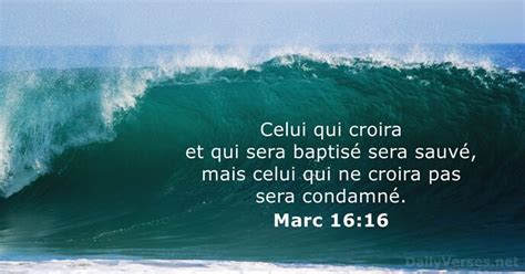 Marc 16 16 Verset De La Bible DailyVerses Net