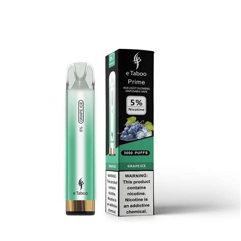 Original E Taboo 2000 3000 Puffs Disposable Vape Pen 8ml Vaporizer Pod