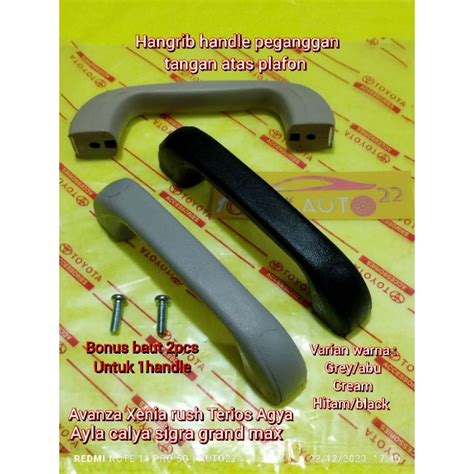 Jual Hand Grip Handle Pegangan Tangan Atas Plafon Avanza Xenia Veloz