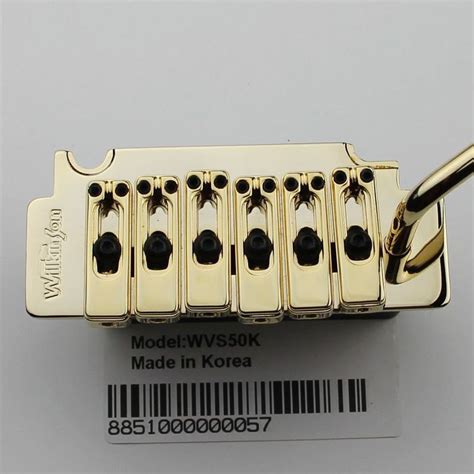 WILKINSON WVS50K Tremolo Bridge Matching Satin Saddles For