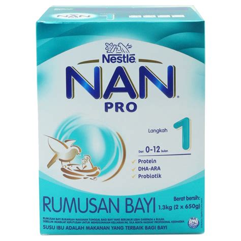 2x Nestle Nan Pro Infant Baby Formula Step 1 Age 0 12 Months With