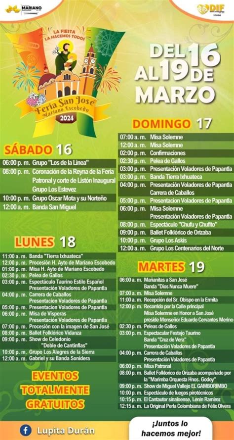 Feria Patronal San Jos Mariano Escobedo D Nde Hay Feria