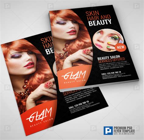 Hair And Makeup Center Flyer Psdpixel