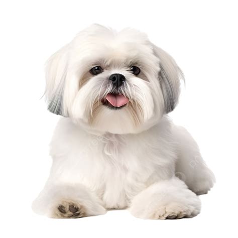 White Cue Shih Tzu Dog Animal, Pet, Dog, Puppy PNG Transparent Image ...