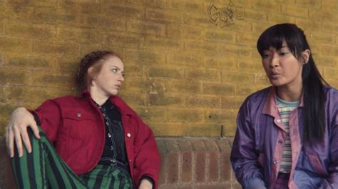The Trousers Green With Vertical Stripes Worn By Ruthie Lily Newmark In Sex Education S E