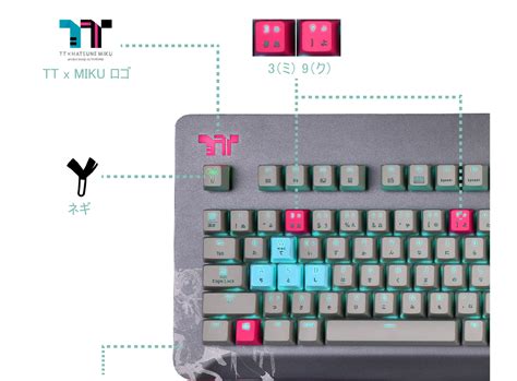 Thermaltakethermaltake Level Rgb Mechanical Gaming Keyboard Hatsune