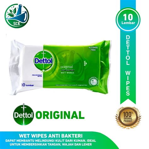 Jual Dettol Anti Bakteri Wet Wipes Tissu Basah Dettol Varian Shopee