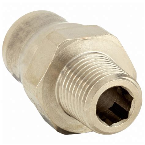 Legris Male Connector Nickel Plated Brass Push To Connect X Mbspt