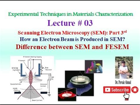 Difference Between SEM And FESEM SEM V S FESEM YouTube