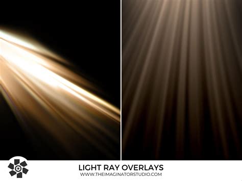 Light Ray Overlays Sun Ray Overlays God Light Photoshop Overlay