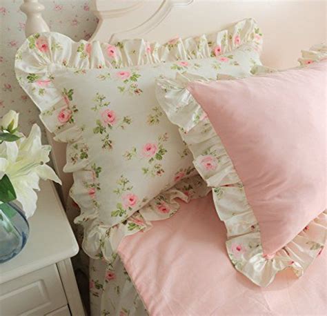 Fadfay Farmhouse Bedding Elegant And Shabby Vintage Rose Floral Duvet