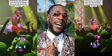 Burna Boy Refunds Fans Ticket Money For Failing To Vibe At Concert