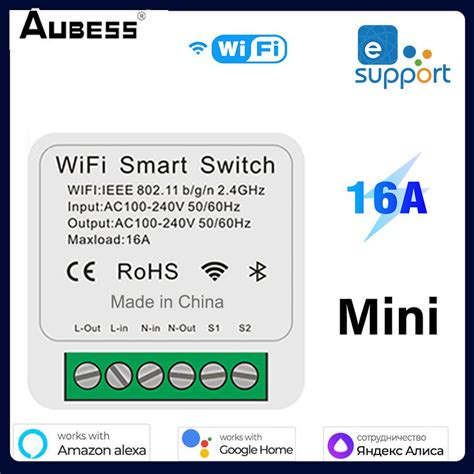 Ewelink A Mini Wifi Smart Switch Light Way Module On Off Breaker