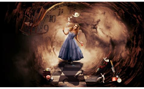 Alice In Wonderland Down The Rabbit Hole